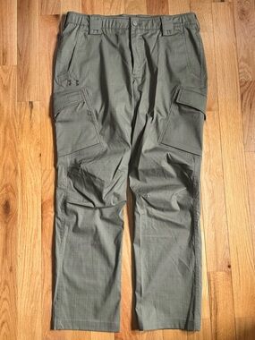 NWOT Under Armour UA Storm Tactical Elite Cargo Pants, Bayou, Men’s 36x32
